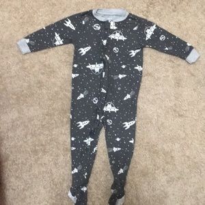 Boys 2T space pajamas.